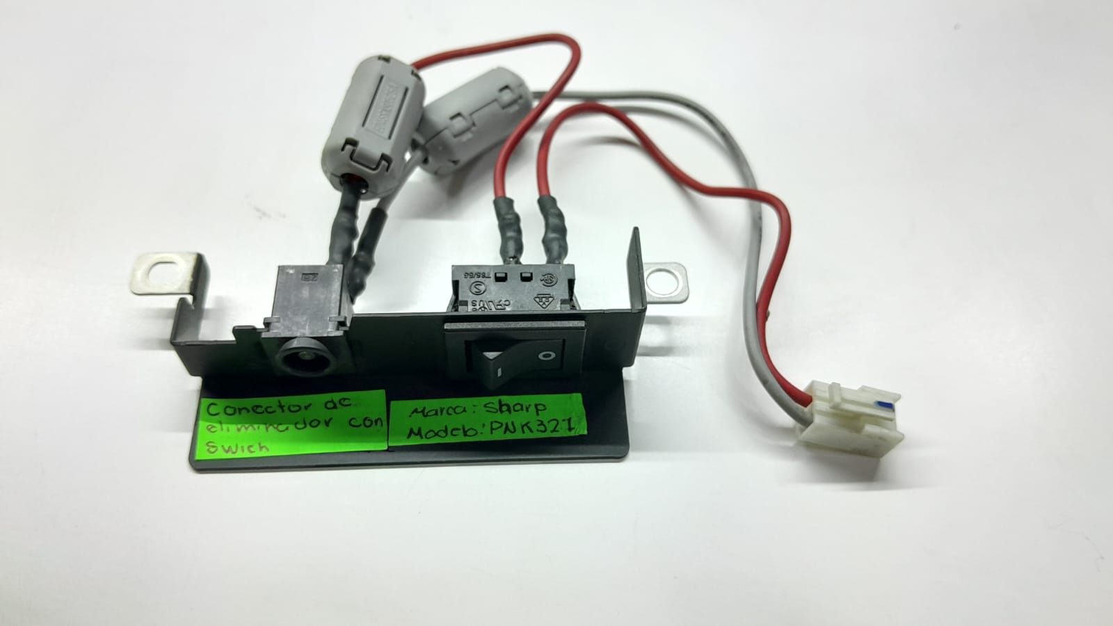 CONECTOR DE ELIMINADOR CON SWICH SHARP PNK321